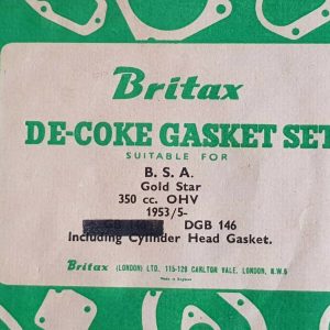 NOS Head Gasket Set for BSA Gold Star 350cc OHV (1953-1957)