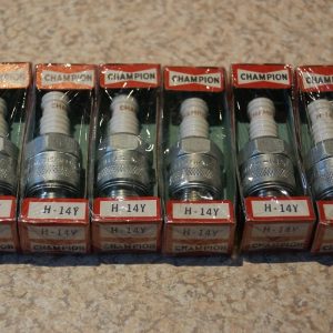 Six Champion New Old Stock H14Y Spark Plugs