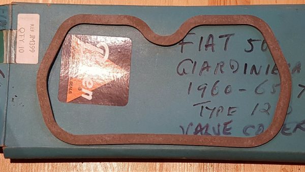NOS Fiat 500 Giardiniera (Type 120 & 120F) 1960-1972 - Payen rocker cover gasket