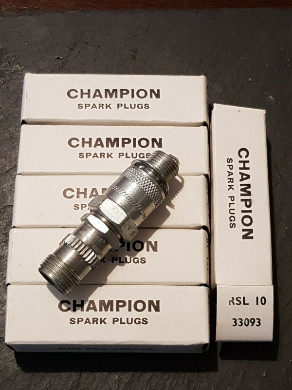 SIx Champion RSL10 Spark Plugs (Shielded L10 Daimler Dingo etc.)